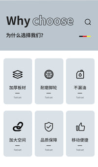 洗车美容工具车汽修店三层移动收纳餐馆多功能加厚塑料手推车汽车