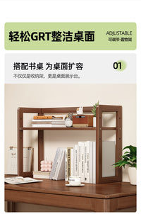书架桌面置物架子简易书柜书房学生家用立式多层绘本展示小收纳架