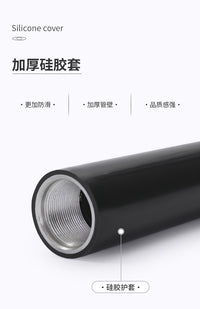 Pole Dancing Pole Black Silicone Non-Slip Rotating Dance Pole for Home and Studio Use