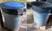 Outdoor Rain Barrel Cover with Insect Net and Filter Screen