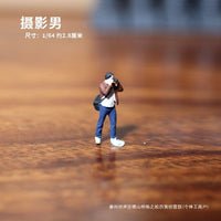 1/64 Scale Miniature Figure Car Model, Resin Scene Character for Photography and Diorama