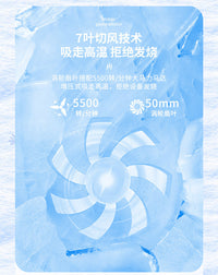 Tablet Cooling Stand with Fan, Metal Aluminum Alloy Foldable Desktop Support, Ultra-Thin and Light