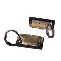 Set of 2 Black Soapbar Pickups for Guitar