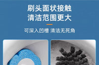 Disposable Toilet Brush with Sponge Refill Heads, No Dead Angle Cleaning