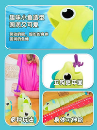Fishing Battle Educational Toy with Retractable Fish