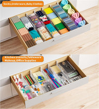 Adjustable Drawer Divider with Expandable Storage for Closet Organization
