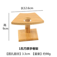 Bamboo Sushi Hand Roll Holder and Display Stand