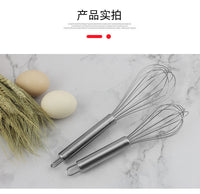 Manual 6-Wire Stainless Steel Egg Whisk for Baking