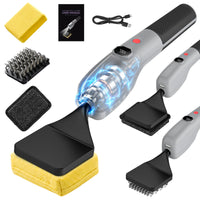 Electric BBQ Cleaning Brush with Stainless Steel Roller