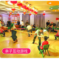 Rainbow Elastic Pull Rope for Team Building and Kindergarten Activities