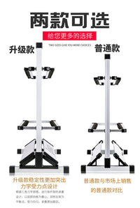 Aluminum Alloy Fishing Rod Display Stand 24-Hole for Lure Rods Storage and Display