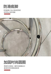 Stainless Steel Work Stool for Factory Assembly Line, Adjustable Height