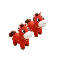 Quanyue Plush Horse Toy 25cm Smiling Horse Doll