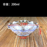 Acrylic Ice Cream Cup 170ml for Commercial Use