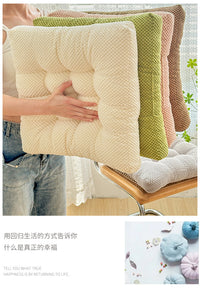 Winter Thickened Velvet Cushion for Office and Dormitory