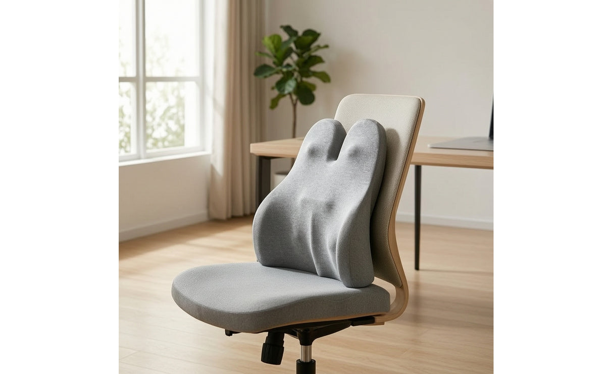 Contoured Support Cushion Ergonomic Back Support Cushion Comfortable Backrest Firm for Office Workers
