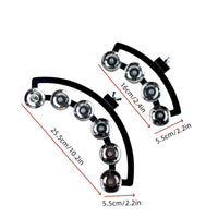 Crisp Sound Drum Rim Tambourine Easy Mount Snare Drum Jingle Loop Lightweight for Percussionists, Live Performance, Studio Recording, Stage