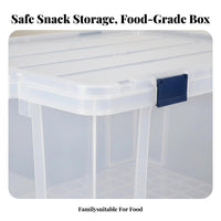 Latching Underbed Box Moistureresistant Storage Container Transparent container