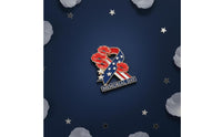 Memorial Day Pin Commemorative Holiday Accessory Enamel Wearable Item for Procession