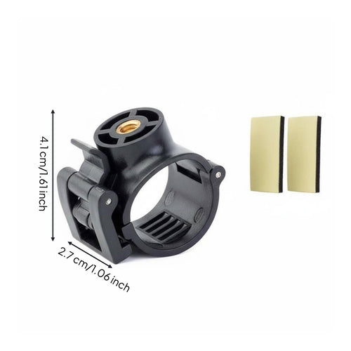 Adjustable Design 1/4 Inch Screw Mount Clamp Easy Installation Fishing Light Bracket Quick Release Two-Wheeler Light Holder Fast Disassembly for Fishermen, Photographers