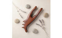 Hand Polished Sandalwood Ear Reflexology Tool Ergonomic Design Wooden Ear Massage Tool for Home SPA