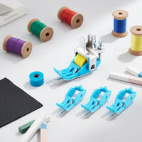 Edge Guide Presser Foot Wear Resistant Roller Presser Smooth Feeding Foot Feeding Cloth Tool for Seamstresses