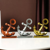 Zinc Alloy Anchor Decorative Ornament for Home and Bar