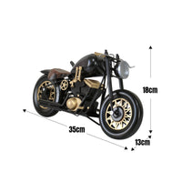 Metal Motorcycle Model Handmade Vintage Motorcycle Model Detailed Duplicate