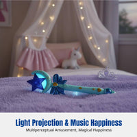Musical Fairy Wand, Light-Up Princess Mystical Toy, Kids Projection, Random Color, Fun