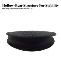 Shampoo Bowl Neck Rest Comfortable Silicone Neck Support Soft & Flexible Curved D Sink Pillow for Hairstylists, Home Users, Barbershop, Spa