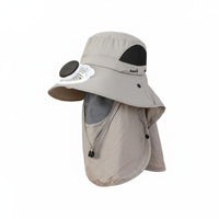 Lightweight Wide Brim Fan Hat Breathable Mesh Outdoor Gear