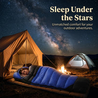 Winter Sleeping Bags for Grown-Ups, Thermal Sleeping Bag with Soft Textile Fill, Envelope Design for - Image 3