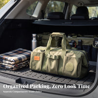 Transparent Mesh Utility Duffel