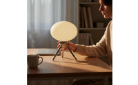 Fungiform Table Lamp Metal Base Fungiform Lamp Compact for Bedroom