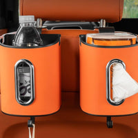 Multifunctional Car Tissue Box Universal Fit Hanging Car Storage Bin