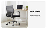 Mesh Back Swivel Chair Support Office Furniture Sturdy Frame for Students