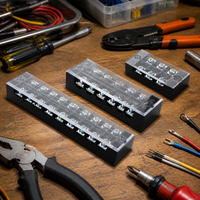 Screw Terminal Block, 25A, 600V, Terminal Block, Screw Mount, For Electricians