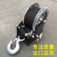 手摇绞盘绞车 编织带 1200\2000磅 便携式绞盘强力拖车绞盘配件