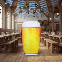 Beer Mug Costume Sponge Material Beer Mug Cosplay Stitched Garment for Adults