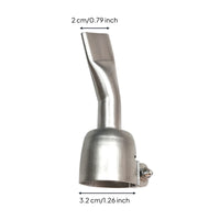 Joining Nozzle with Clamp Heat-Resistant Flat Joining Nozzle for Technicians
