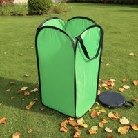 Bag Holder with Funnel Lightweight Standing Leaf Holder Leaf Funnel Heavy Duty Debris Carrier Fold-out for Gardeners, Lawn Care