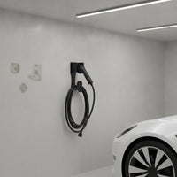 Type 2 Charger Dock with Cable Hook Space-Saving EV Charger Holder with J-Hook EV Charging Holder Easy Install