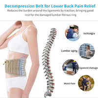 Inflatable Lumbar Support Belt with Air Pump