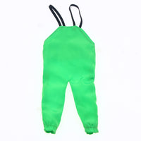 Doll Overalls Fitted Doll Dungarees with Elastic Straps Miniature Rain Pants Outdoor Rain Outfit Lightweight for Hobbyists, BJD