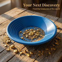Gold Washing Pan, Lightweight 300g PP Material, Gold Sifting Classifier for Sepa #variant:Blue