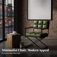 Wooden Hanging Chair Minimalist Design Home Furniture Designer-Inspired Thick Padding Seat for Cafe Owners, Living Room