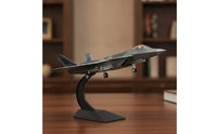 1/48 J-20 Model Diecast Fighter Jet Model with Display Stand Alloy Low-Observable Aircraft for Aviation Fans