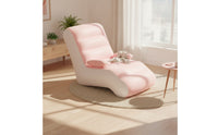 Portable Inflatable Lounge Chair Ergonomic Flocked Inflatable Sofa Foldable Air Lounger for Adults, Camping