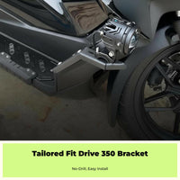 Motorcycle Motion 350 Adjustable Steel Light Mount Bracket