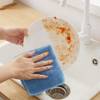 Highly Absorbent Microfibre Cloth, 5-Pack of Cleaning Cloths, Microfibre Cloth 30x30cm with Locked Edges for Multi-Purpose Kitchen and Car Care